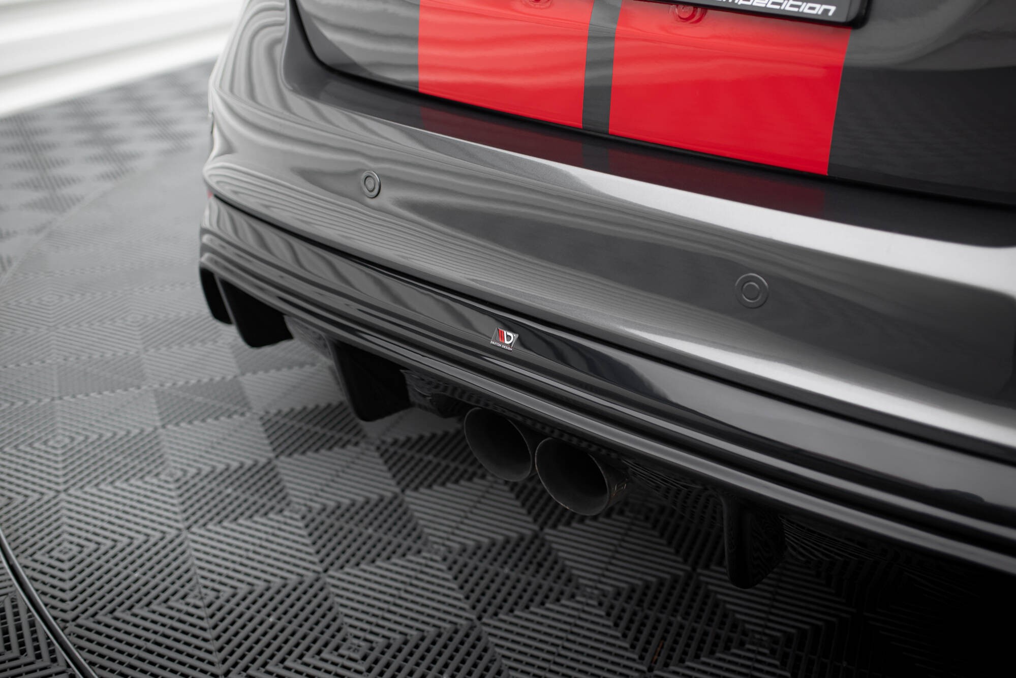 Lame De Spoiler Arrière Maxton Pour Ford Focus ST Mk3 FL - Pièce Tuning Neuve, Référence FO-FO-3F-ST-RSD1G