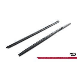 Maxton - RAJOUTS DES BAS DE CAISSE POUR V.1 Alfa Romeo Giulietta Noir Brillant