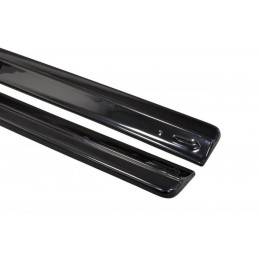 Maxton - Rajouts Des Bas De Caisse Pour Audi S8 D4 FL Noir Brillant