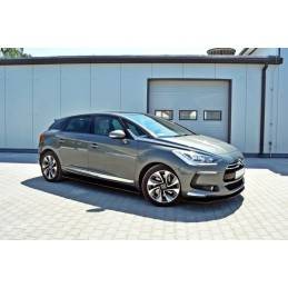 Maxton - RAJOUTS DES BAS DE CAISSE POUR CITROEN DS5 FACELIFT, PREFACE Noir Brillant