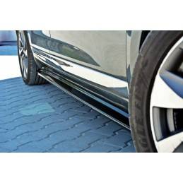 Maxton - RAJOUTS DES BAS DE CAISSE POUR CITROEN DS5 FACELIFT, PREFACE Noir Brillant