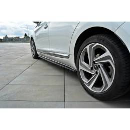Maxton - RAJOUTS DES BAS DE CAISSE POUR CITROEN DS5 FACELIFT, PREFACE Noir Brillant