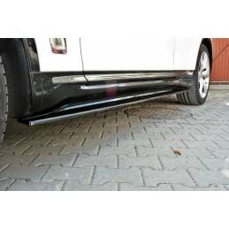 Maxton - RAJOUTS DES BAS DE CAISSE POUR INFINITI QX70 Noir Brillant