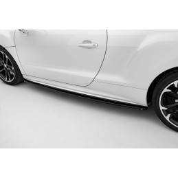 Maxton - Rajouts Des Bas De Caisse Peugeot RCZ Mk1 / Mk1 Facelift Noir Brillant