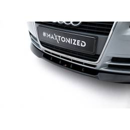 Maxton - Lame Du Pare-Chocs Avant V.1 Audi A4 B7 Noir Brillant Maxton - Lame Du Pare-Chocs Avant V.1 Audi A4 B7 Noir Brillant