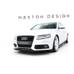 Maxton - Lame Du Pare-Chocs Avant V.2 Audi A4 B8 Noir Brillant