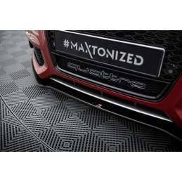 Maxton - Lame Du Pare-Chocs Avant Audi S5 / A5 S-Line 8T Noir Brillant