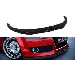 Maxton - Lame Du Pare-Chocs Avant Audi TT 8J Noir Brillant