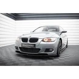 Maxton - LAME DU PARE-CHOCS AVANT BMW 3 E92 MPACK Noir Brillant