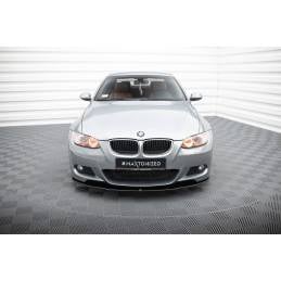 Maxton - LAME DU PARE-CHOCS AVANT BMW 3 E92 MPACK Noir Brillant