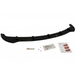 Maxton - LAME DE PARE-CHOCS AVANT BMW 5 E60 / E61 (APRES FACELIFT) Noir Brillant