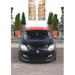 Maxton - LAME DU PARE-CHOCS AVANT FIAT BRAVO II Noir Brillant