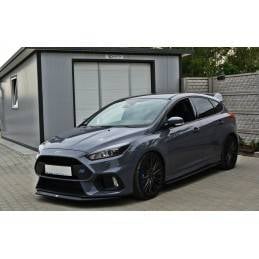 Maxton - Lame Du Pare-Chocs Avant V.2 Ford Focus RS Mk3 Noir Brillant