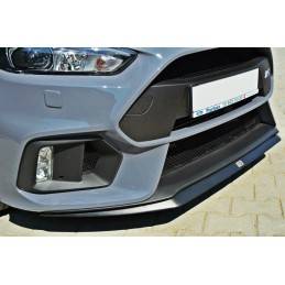 Maxton - Lame Du Pare-Chocs Avant V.2 Ford Focus RS Mk3 Noir Brillant