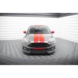 Maxton - Lame Du Pare-Chocs V.1 Ford Focus ST Mk3 FL Noir Brillant