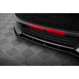 Maxton - Lame Du Pare-Chocs V.1 Ford Focus ST Mk3 FL Noir Brillant