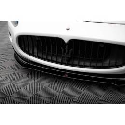Maxton - LAME DU PARE-CHOCS AVANT MASERATI GRANTURISMO 2007-2011 Noir Brillant