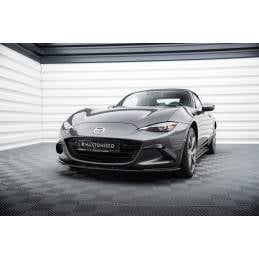 Maxton - Lame Du Pare-Chocs Avant V.1 Mazda MX-5 ND (Mk4) Noir Brillant
