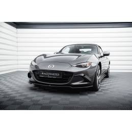 Maxton - Lame Du Pare-Chocs Avant V.2 Mazda MX-5 ND (Mk4) IV Noir Brillant