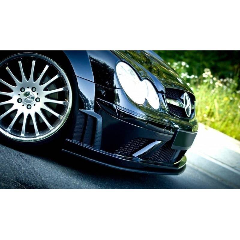 Maxton - LAME DU PARE-CHOCS AVANT MERCEDES CLK W209 BLACK (SL BLACK SERIES LOOK) Noir Brillant Maxton - LAME DU PARE-CHOCS AVANT MERCEDES CLK W209 BLACK (SL BLACK SERIES LOOK) Noir Brillant