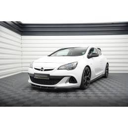 Maxton - LAME DU PARE-CHOCS AVANT OPEL ASTRA J OPC / VXR NURBURG Noir Brillant