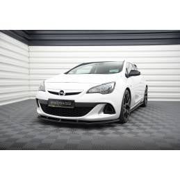 Maxton - LAME DU PARE-CHOCS AVANT OPEL ASTRA J OPC / VXR v.1 Noir Brillant