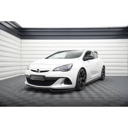 Maxton - LAME DU PARE-CHOCS AVANT OPEL ASTRA J OPC / VXR v.2 Noir Brillant
