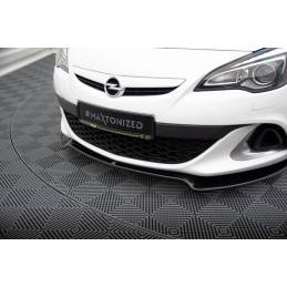 Maxton - LAME DU PARE-CHOCS AVANT OPEL ASTRA J OPC / VXR v.2 Noir Brillant