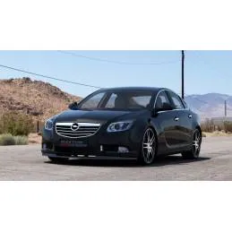 Maxton - LAME DU PARE-CHOCS AVANT OPEL INSIGNIA MK1 AVANT FACELIFT Noir Brillant