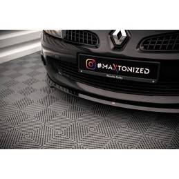 Maxton - LAME DU PARE-CHOCS AVANT RENAULT CLIO III RS Noir Brillant Maxton - LAME DU PARE-CHOCS AVANT RENAULT CLIO III RS Noir Brillant