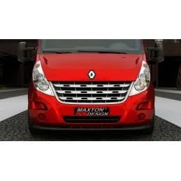 Maxton - LAME DU PARE-CHOCS AVANT RENAULT MASTER MK3 Noir Brillant
