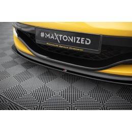 Maxton - LAME DU PARE CHOCS AVANT RENAULT MEGANE 3 RS v.2 Noir Brillant