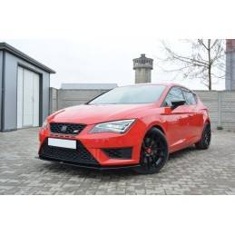 Maxton - LAME DU PARE-CHOCS AVANT SEAT LEON III CUPRA / FR Noir Brillant Maxton - LAME DU PARE-CHOCS AVANT SEAT LEON III CUPRA / FR Noir Brillant