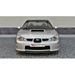 Maxton - Lame / Splitter Subaru Impreza WRX STI (HAWKEYE) Noir Brillant