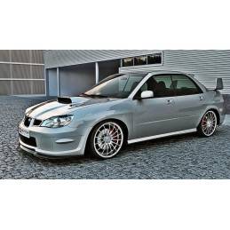 Maxton - Lame / Splitter Subaru Impreza WRX STI (HAWKEYE) Noir Brillant