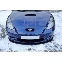 Maxton - LAME DU PARE-CHOCS AVANT TOYOTA CELICA T23 TS AVANT FACELIFT Noir Brillant