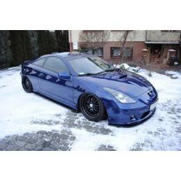 Maxton - LAME DU PARE-CHOCS AVANT TOYOTA CELICA T23 TS AVANT FACELIFT Noir Brillant
