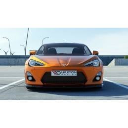 Maxton - LAME DU PARE-CHOCS AVANT TOYOTA GT86 Noir Brillant