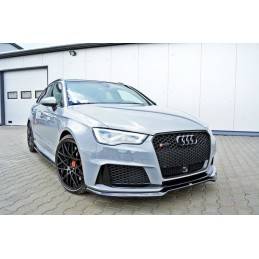 Maxton - Lame Du Pare-Chocs Avant V.1 Audi RS3 8V Sportback Noir Brillant
