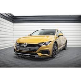 Maxton - LAME DU PARE-CHOCS AVANT Volkswagen Arteon R-Line Noir Brillant