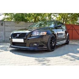 Maxton - LAME DU PARE-CHOCS AVANT v.1 VOLVO V50F R-DESIGN Noir Brillant