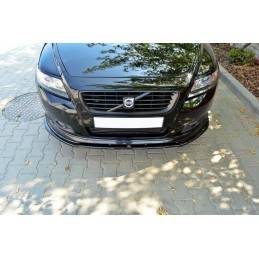 Maxton - LAME DU PARE-CHOCS AVANT v.1 VOLVO V50F R-DESIGN Noir Brillant