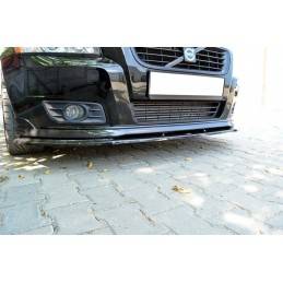 Maxton - LAME DU PARE-CHOCS AVANT v.1 VOLVO V50F R-DESIGN Noir Brillant