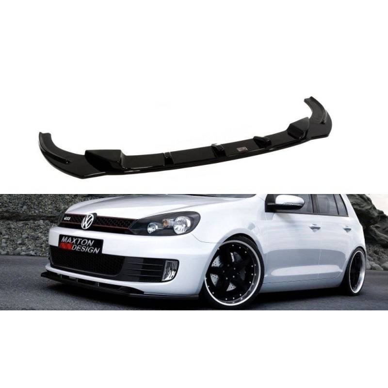 Maxton - LAME DU PARE-CHOCS AVANT VW GOLF VI GTI Noir Brillant Maxton - LAME DU PARE-CHOCS AVANT VW GOLF VI GTI Noir Brillant
