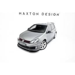 Maxton - LAME DE PARE-CHOCS AVANT VW GOLF VI GOLF GTI 35TH Noir Brillant