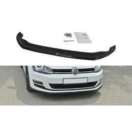 Maxton - LAME DU PARE-CHOCS AVANT VW GOLF VII Noir Brillant