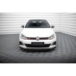 Maxton - LAME DU PARE-CHOCS AVANT VW GOLF VII GTI FACELIFT V.1 Noir Brillant