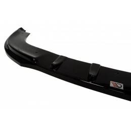 Maxton - LAME DU PARE-CHOCS AVANT VW TOURAN Noir Brillant