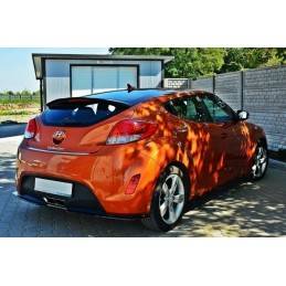 Maxton - ARRIÈRE SPLITTER Hyundai Veloster Noir Brillant