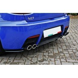 Maxton - CENTRAL ARRIÈRE SPLITTER ALFA ROMEO 147 GTA (avec une barre verticale) Noir Brillant Maxton - CENTRAL ARRIÈRE SPLITTER ALFA ROMEO 147 GTA (avec une barre verticale) Noir Brillant